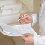 Zalecenia po wizycie: jak je spisać i wdrożyć w codzienną rutynę Lekarz przegląda dokumenty medyczne i zalecenia po wizycie